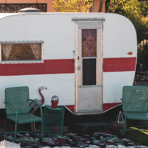 Camping pitch Caravan